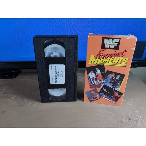 WWF Funniest Moments 1990 VHS WWE Roddy Piper Ultimate Warrior Hulk Hogan VTG - Picture 7 of 7